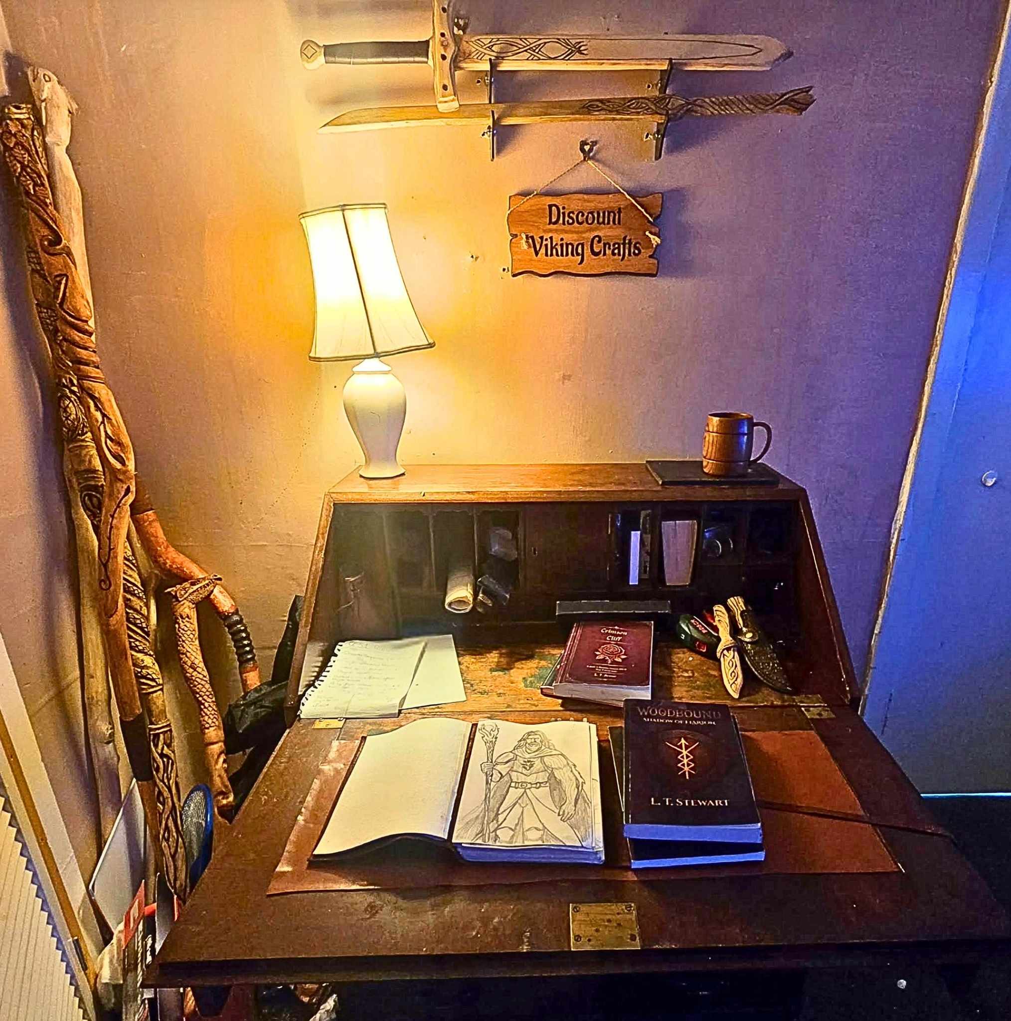L. T. Stewart writing desk